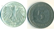 5 deutsche mark 1975 г G