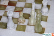 Красивые шахматы из оникса