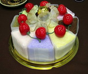 Махровые полотенца в виде тортов и пирожных