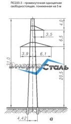 Опоры ЛЭП,  траверсы,  порталы....
