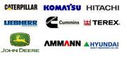 Caterpillar John Deere Ammann Hamm Volvo Komatsu Hitachi Hyundai Cummi