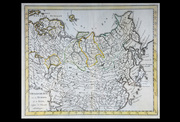 Карта Российской империи,  1740 г.