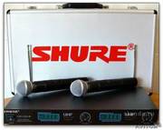 Микрофон Shure Lx88-III радиосистема 2 (беспроводных) микр Shure SM58.кейс.( не рынок)