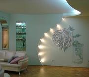 Гипсокартонщик-электрик - монтаж перегородок потолков арок