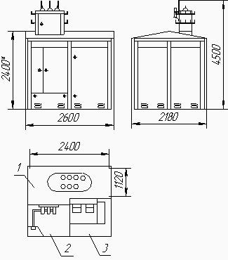 Комплектная трансформаторная подстанция  тупикового типа