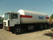 Сжиженный газ,  заправка газгольдера