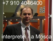 Interprete italiano-russo a Mosca e St. Petersburg