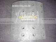 Накладка тормозная запчасти Daewoo Ultra Novus BS106 задняя, 220мм