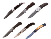 Охотничьи ножи из стали,  складные ножи 