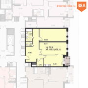 Продажа 2-комнатной  квартиры на 17 этаже по новогодней скидке 5.5 млн