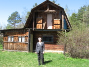 Двухуровневый рубленый дом с баней и камином в Беларуси