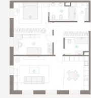 Купите трехкомнатную квартиру в особняке ЖК Полянка 44