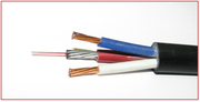 Опто-электрический кабель  ОЭК-ОКМБ-03НУ-4е2нг-LS+2х2, 5