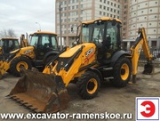 Услуги (аренда) экскаватора-погрузчика JCB 3 CX с гидромолотом