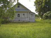 Бревенчатый дом в тихой деревне по Новорижскому шоссе. Тверская область,  речка,  лес,  экология.