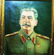 Портрет И.В.Сталина написан неизвестным художником